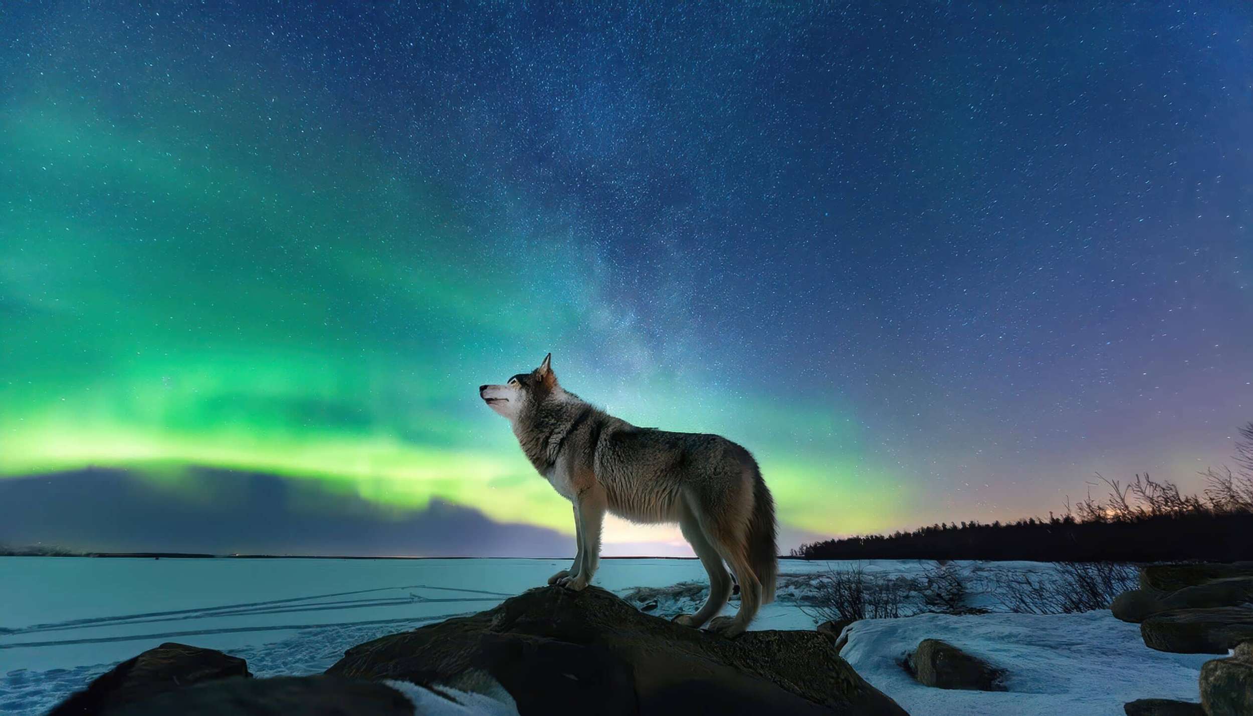 Wolves & Aurora